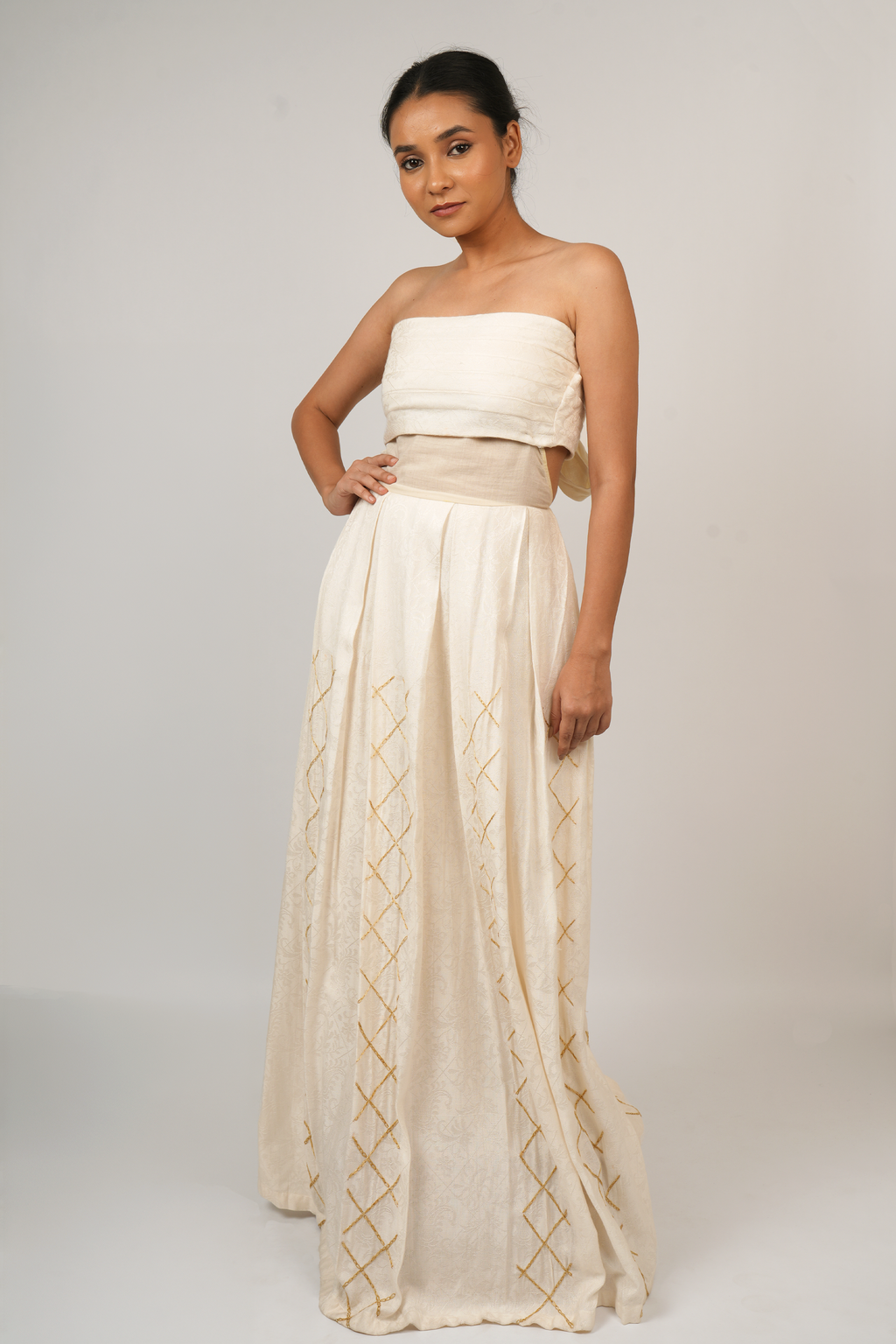 Amaltas Pleated Gown