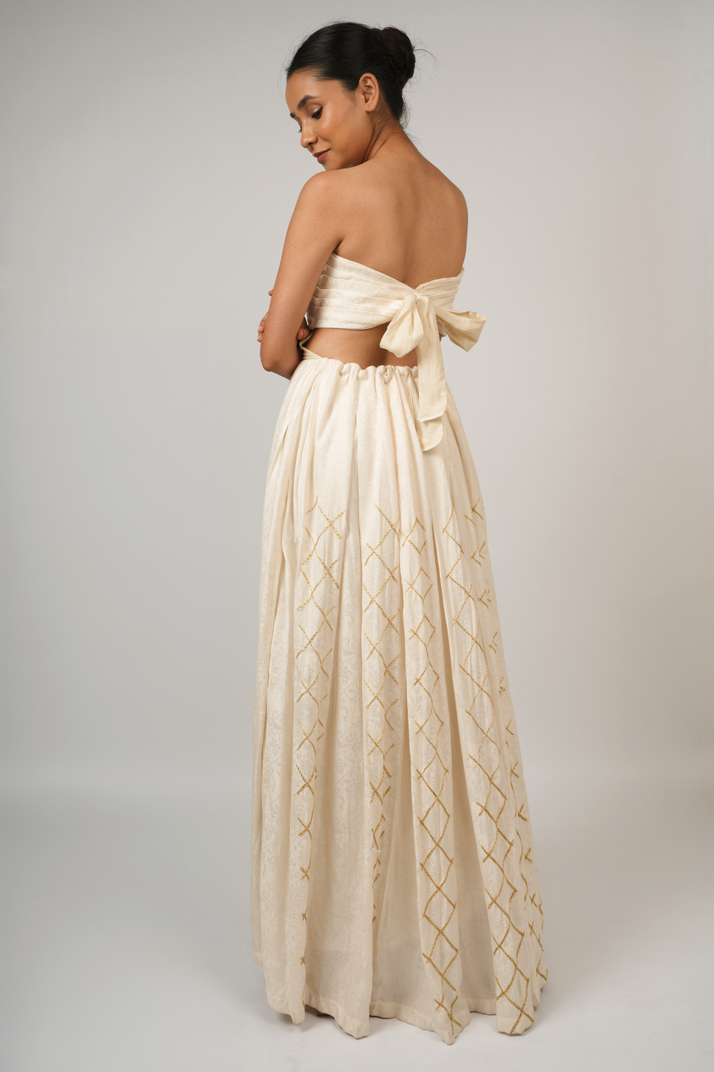 Amaltas Pleated Gown
