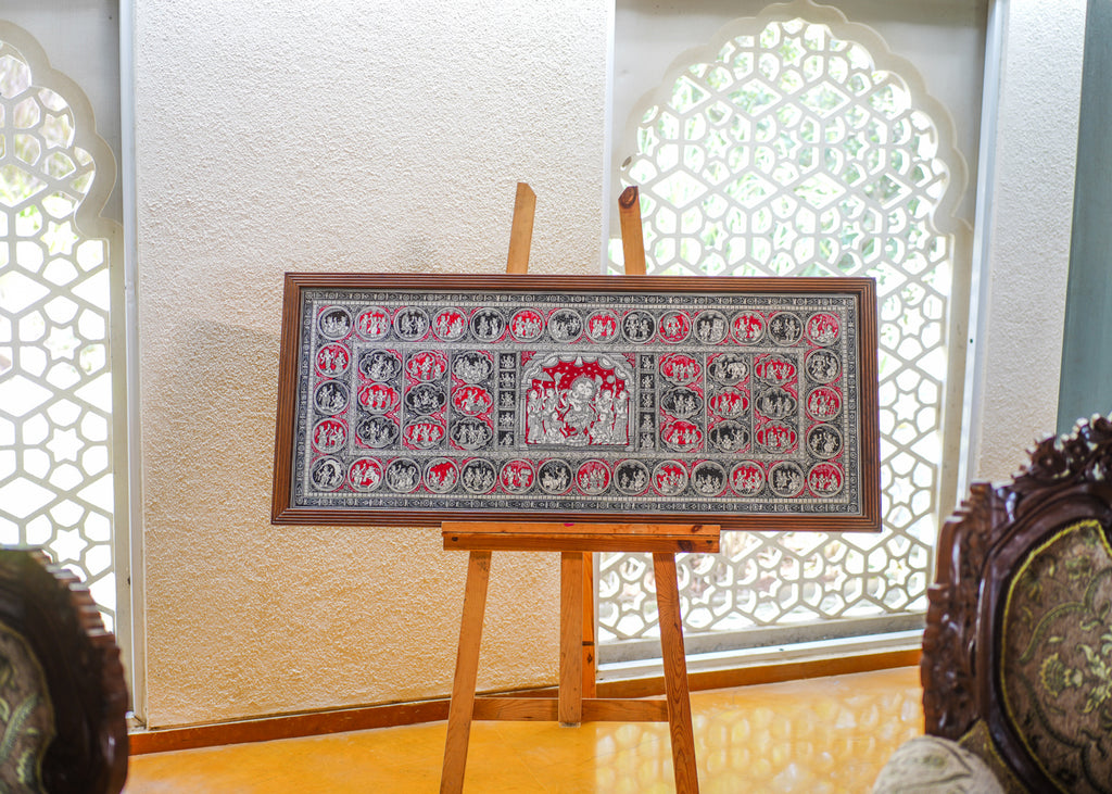 Anaya Fabric Art in Wood