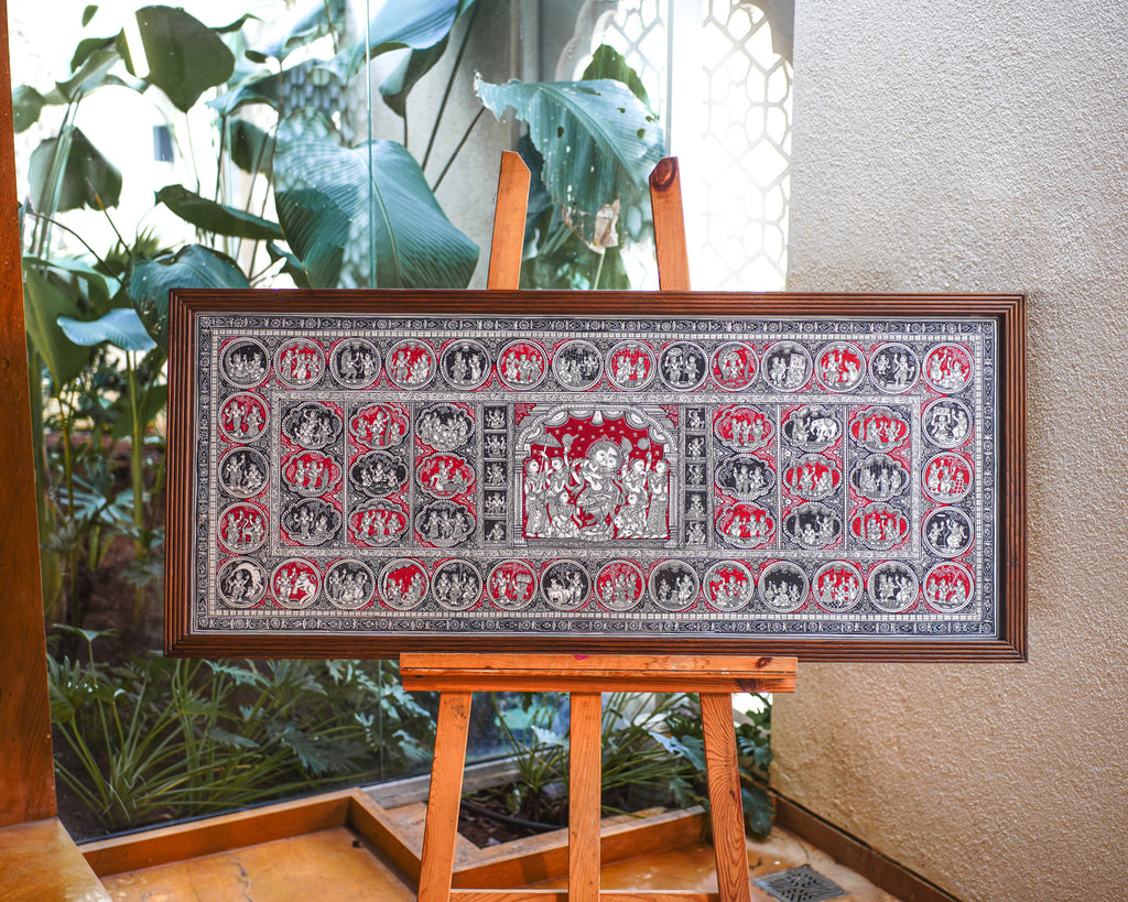 Anaya Fabric Art in Wood