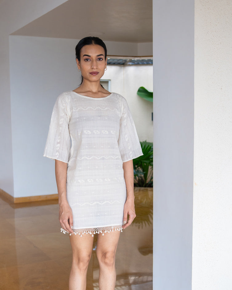 Baaloo Jamdani Tunic Dress