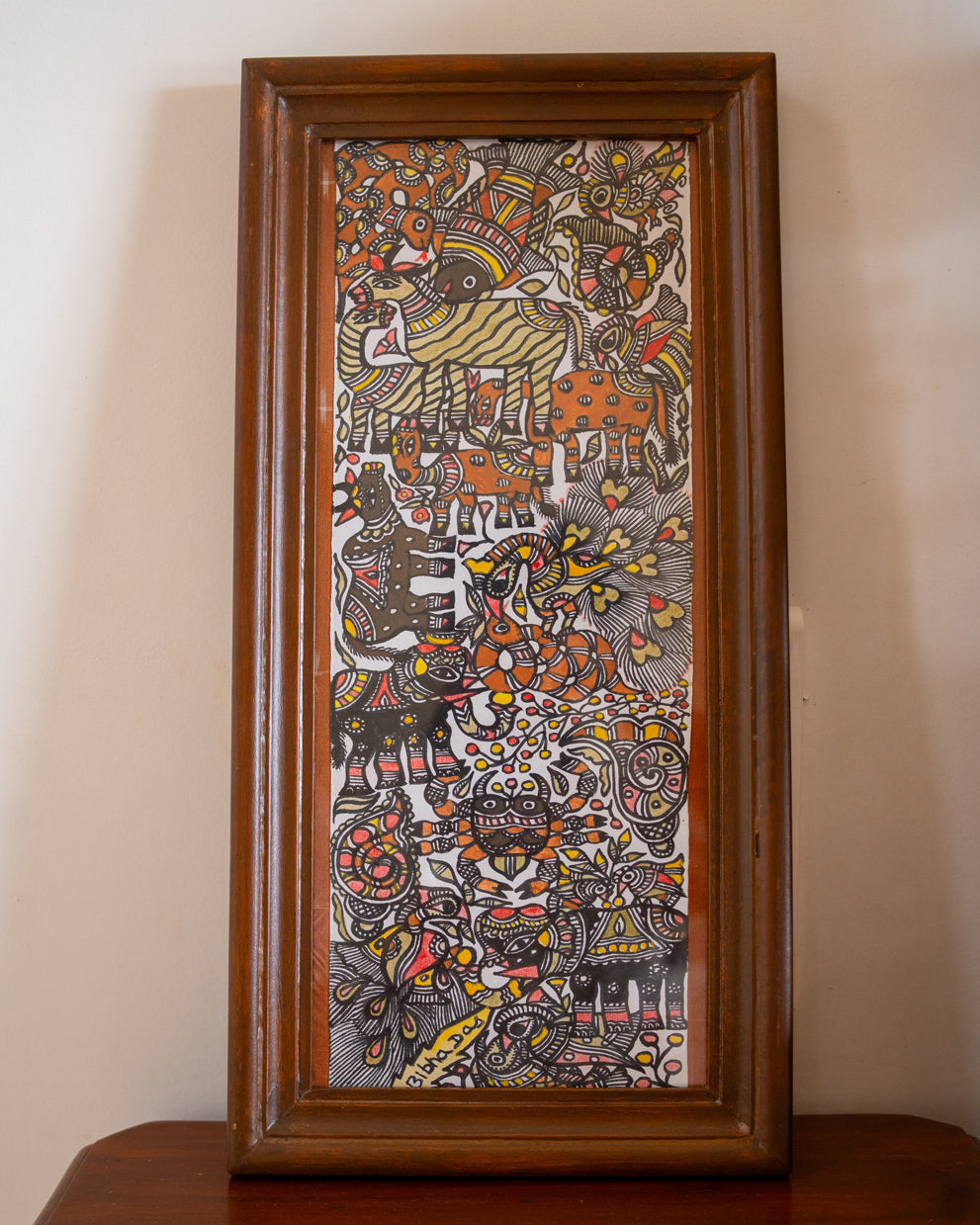 Bann Fabric Art in Wood