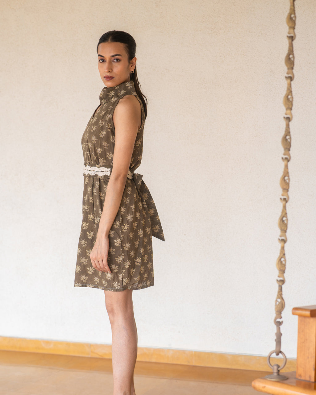 Godavari High Neck Dress