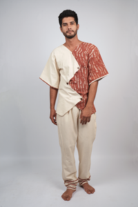 Gulmohar Colour Block Shirt-Pant
