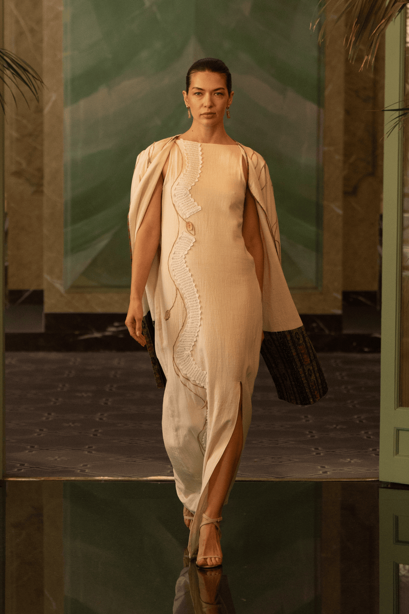 Latika Cowl Back Gown