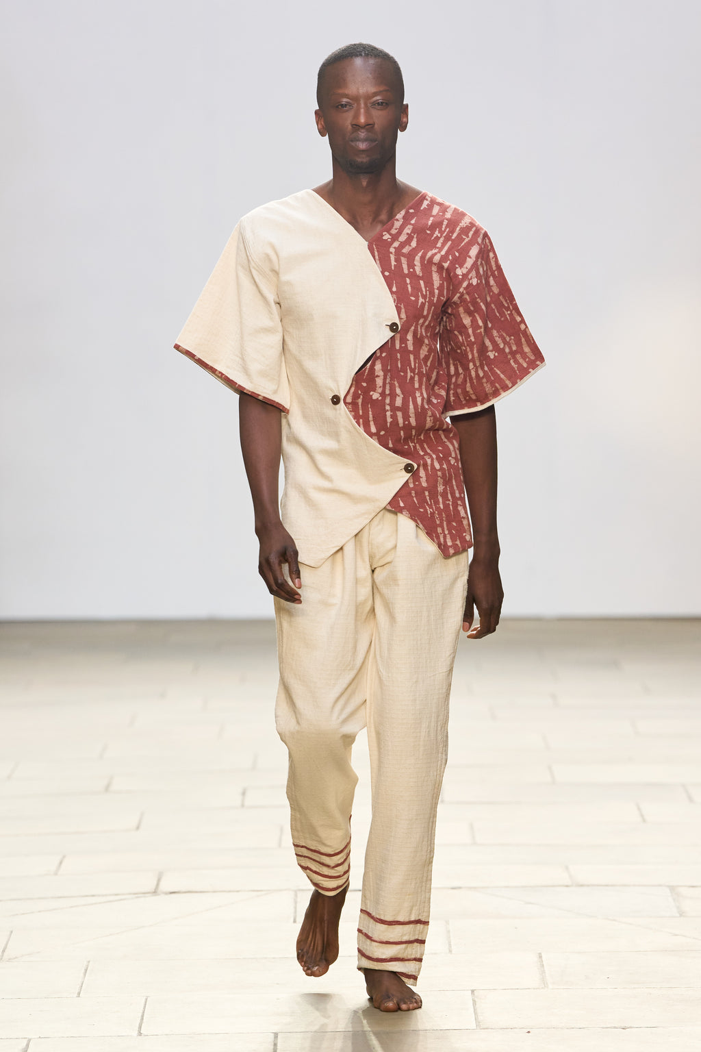 Gulmohar Colour Block Shirt-Pant