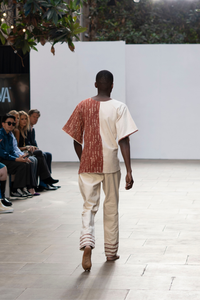 Gulmohar Colour Block Shirt-Pant