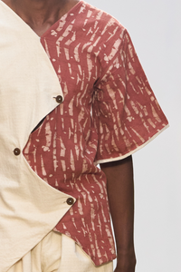 Gulmohar Colour Block Shirt-Pant