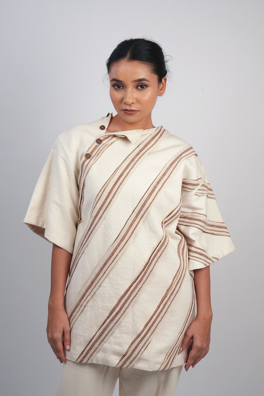 Kesar Colour Block Shirt-Pant