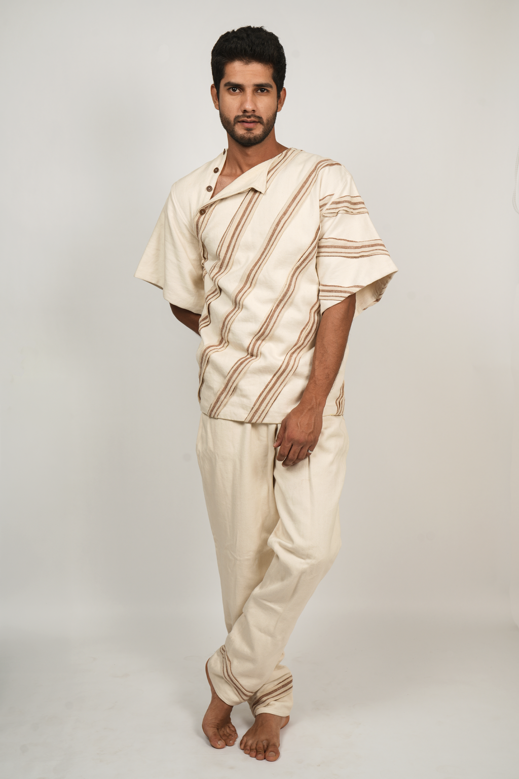 Kesar Colour Block Shirt-Pant