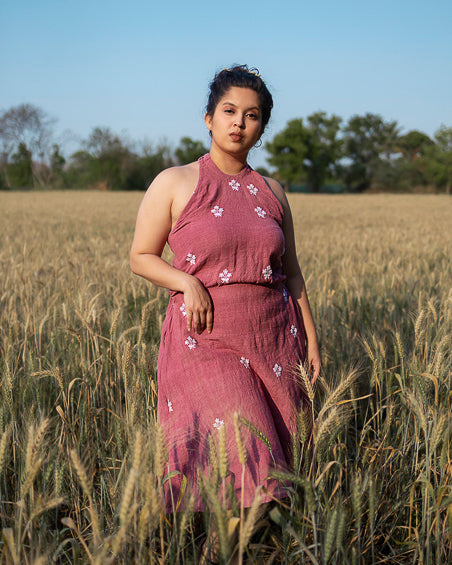 Papiha Embroidered Dress