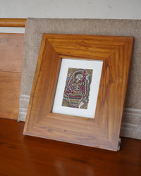 Radha Fabric Art in Wood