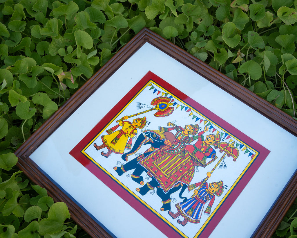 Rajabhishek Fabric Art in Wood