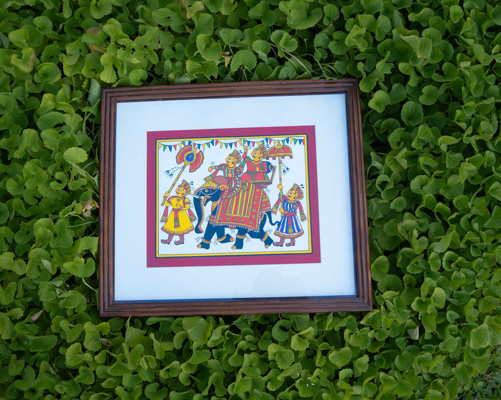 Rajabhishek Fabric Art in Wood