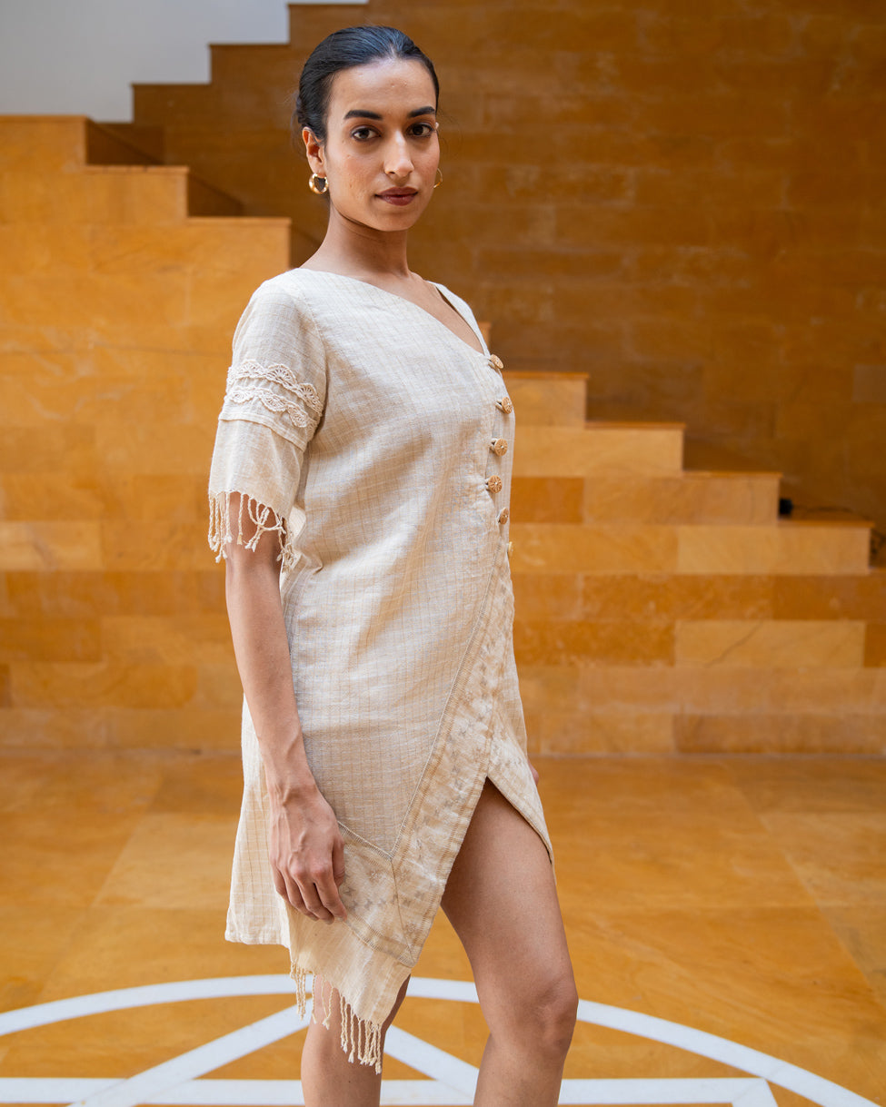 Reti High Slit Dress