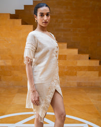 Reti High Slit Dress