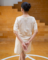 Reti High Slit Dress