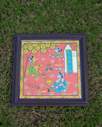Vanitha Fabric Art in Wood