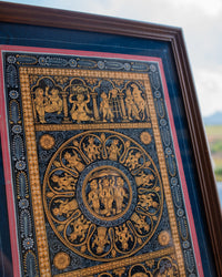 Ved Fabric Art in Wood